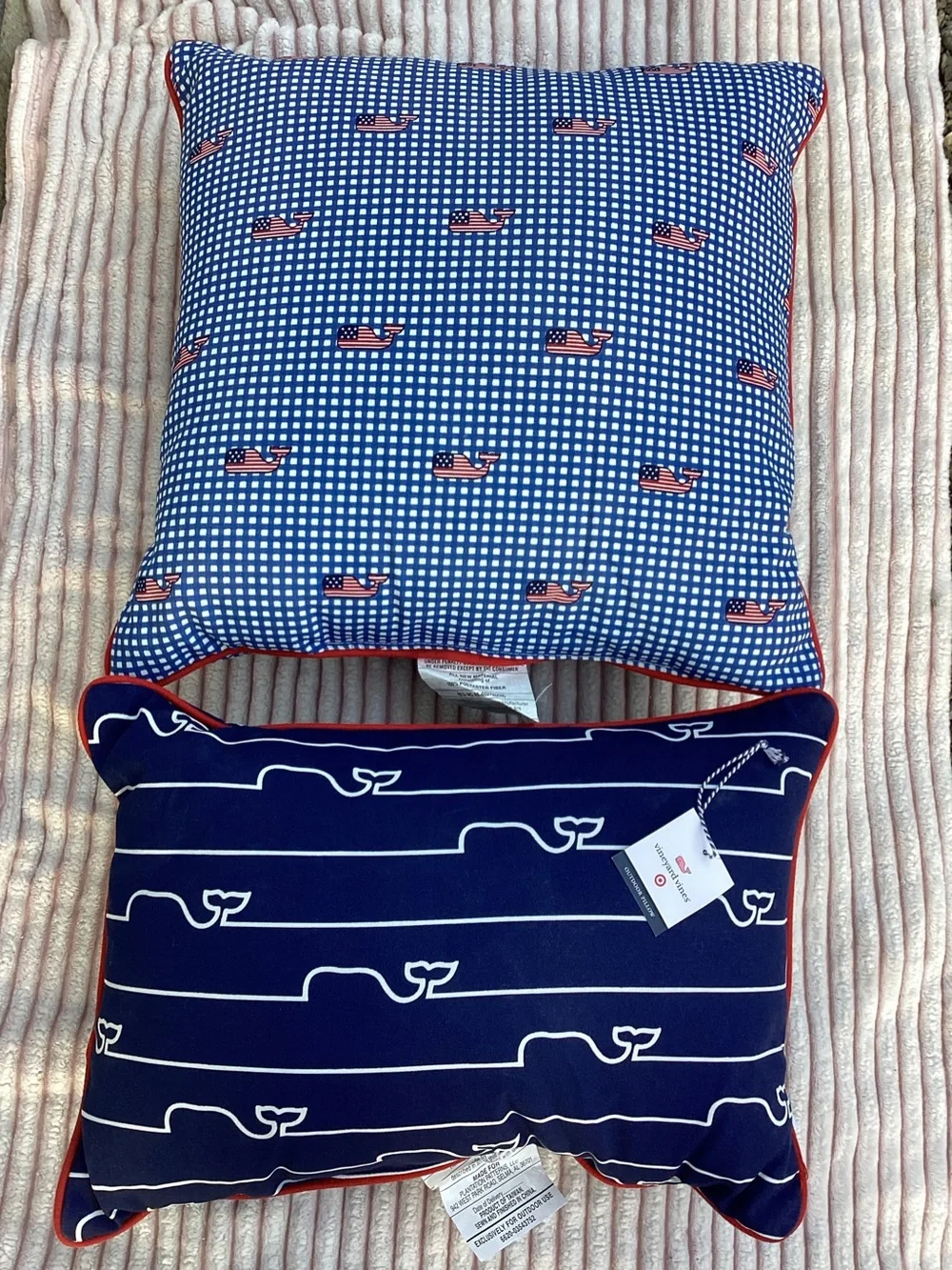 New! Set of 4 Vineyard Vine Throw Pillows
